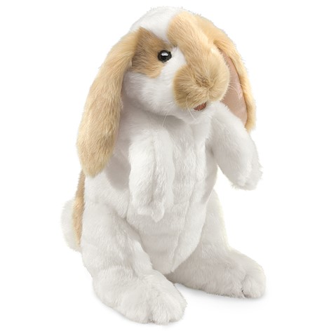 Standing Lop Rabbit Hand Puppet  |  Folkmanis