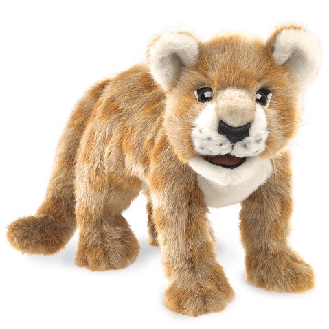 African Lion Cub Hand Puppet  |  Folkmanis
