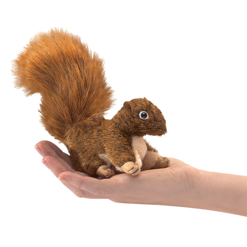 stuffed red squirrel