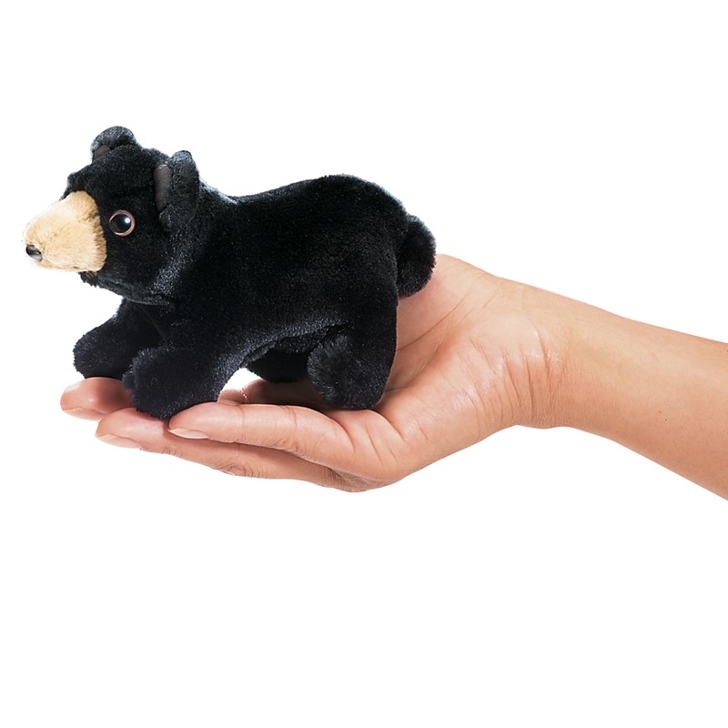 Folkmanis Mini Bear, Black 2641