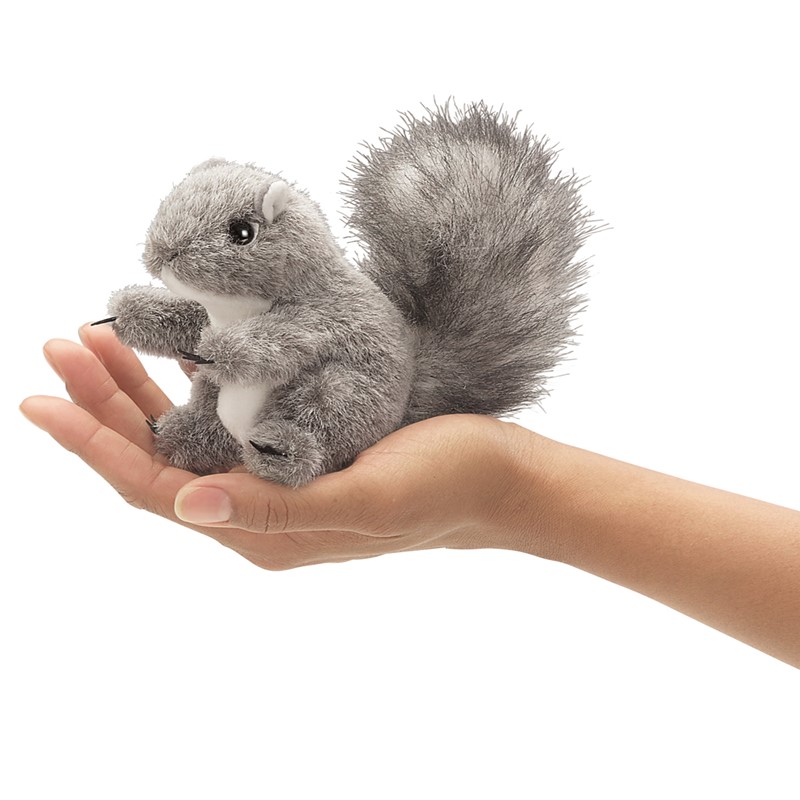 Folkmanis Mini Squirrel, Gray 2648