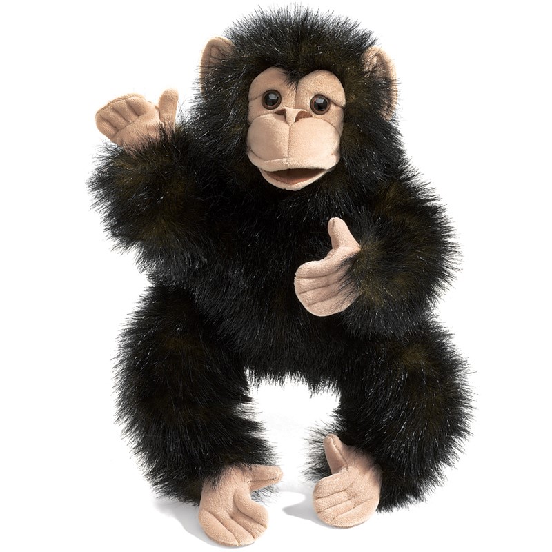 Folkmanis Puppets Baby Chimpanzee Puppet New Free SHIP