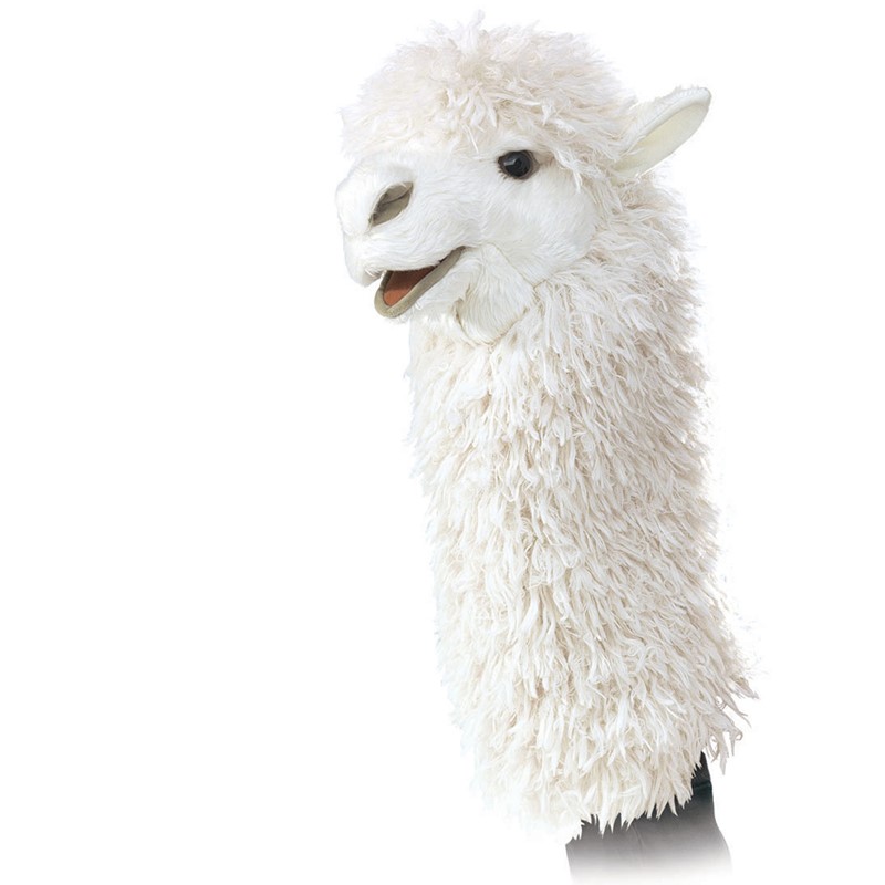 Folkmanis Alpaca Stage Puppet 2885