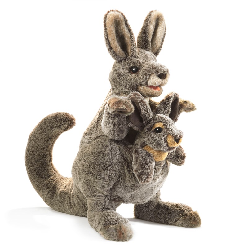 Folkmanis Kangaroo with Joey 3178