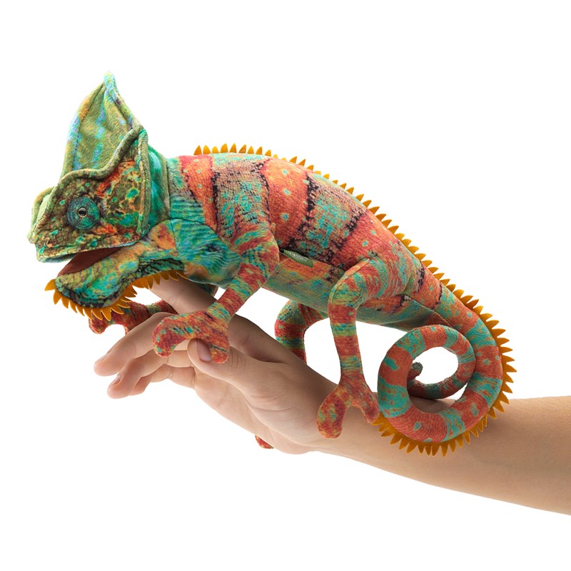 Small Chameleon Finger Puppet | Folkmanis