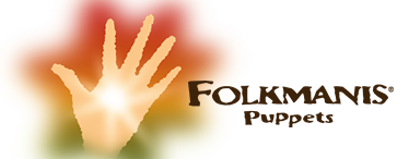 Folkmanis puppets logo homepage